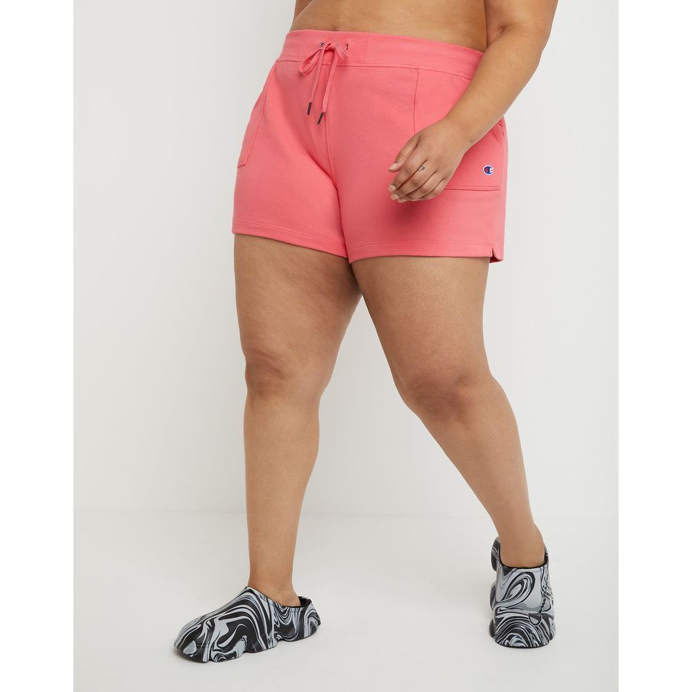 Champion Women's Plus Size Campus French Terry‎ Drawstring Shorts Size 1X